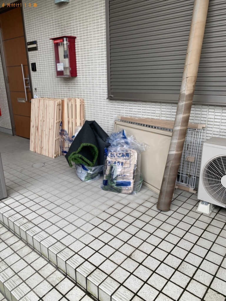 【福岡市早良区】ペットゲージ、人工芝、すのこ等の回収・処分ご依頼