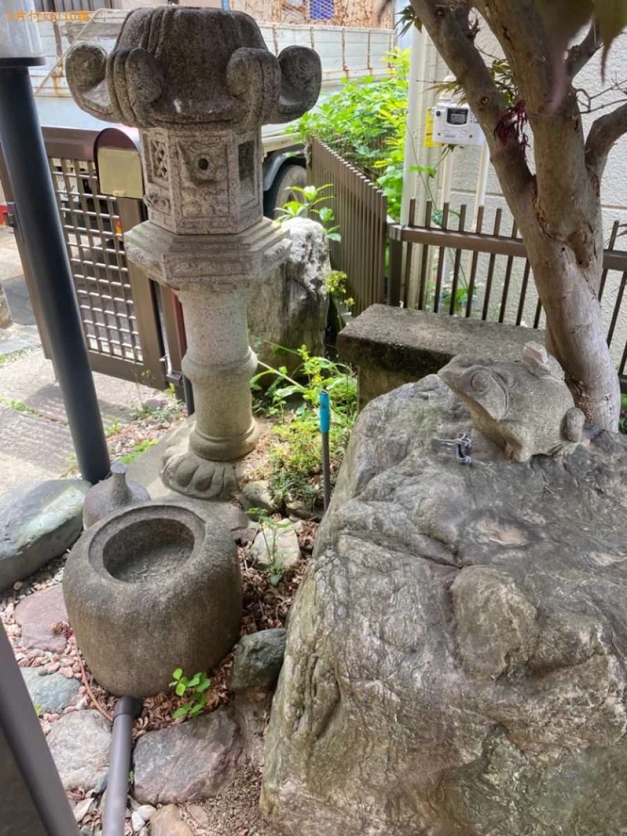 【上尾市】庭石の回収・処分ご依頼　お客様の声