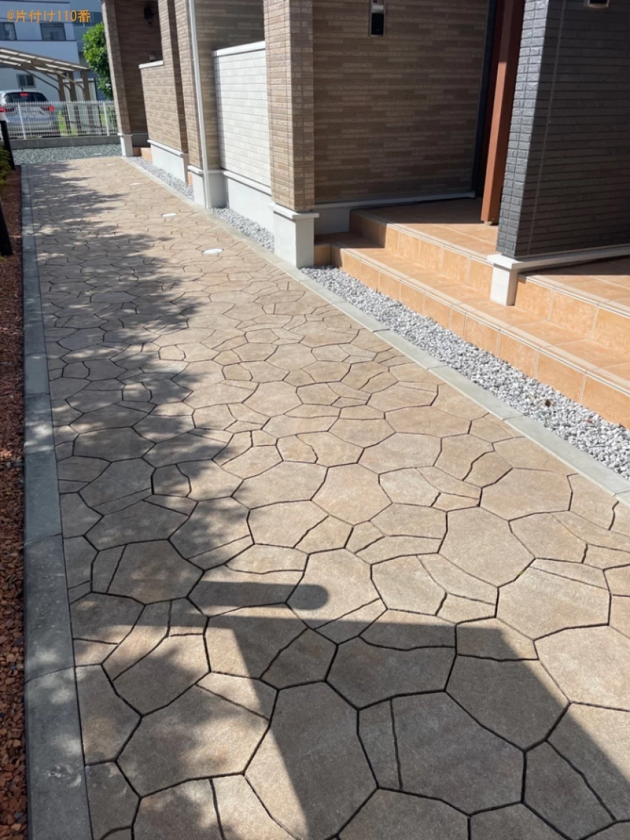 【浜松市北区】シングルベッド、衣装ケース、物干し竿等の回収・処分