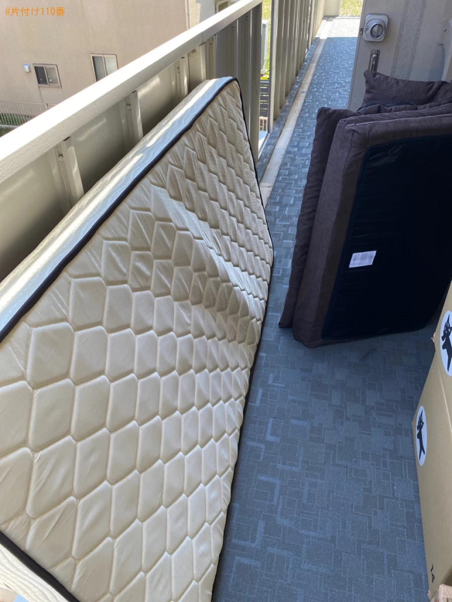 【鴻巣市】二人掛けソファー、ラック、タンス、本棚、椅子等の回収