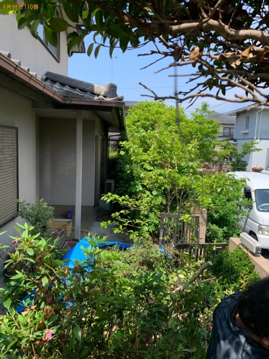 【中津市】木の伐採・伐根、草刈り作業ご依頼　お客様の声