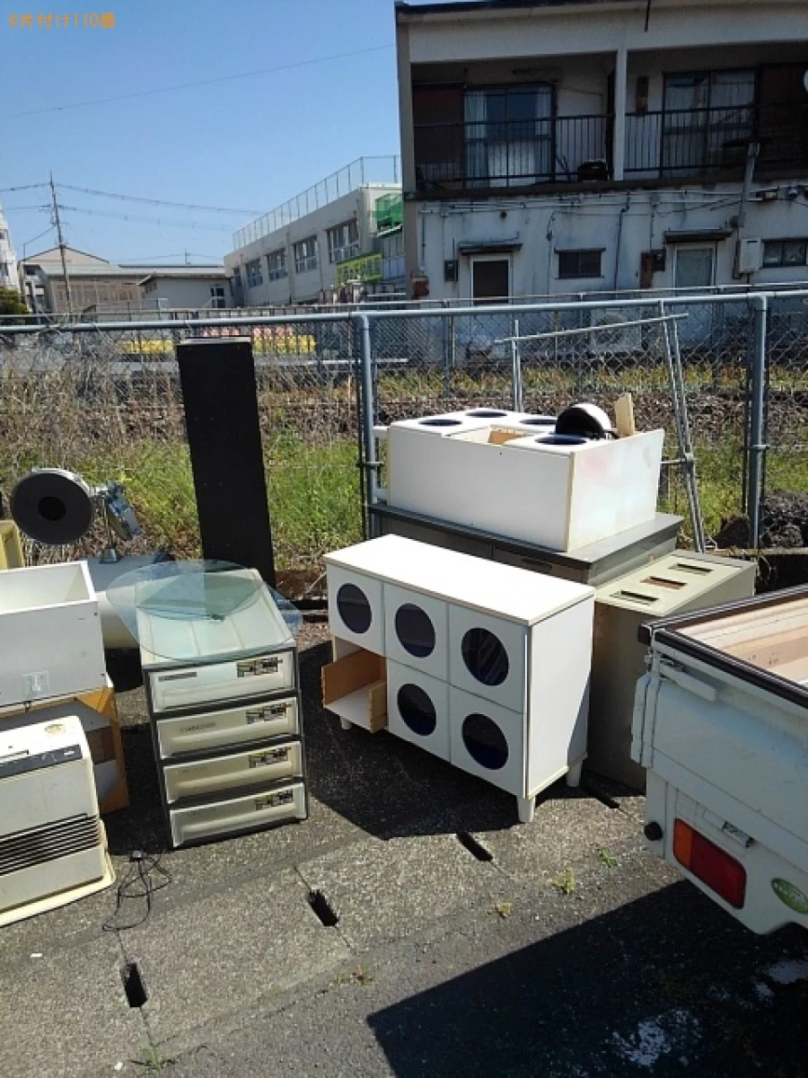 【富士宮市】スチールの学習机、健康グッズ、ハンガーラック等の回収