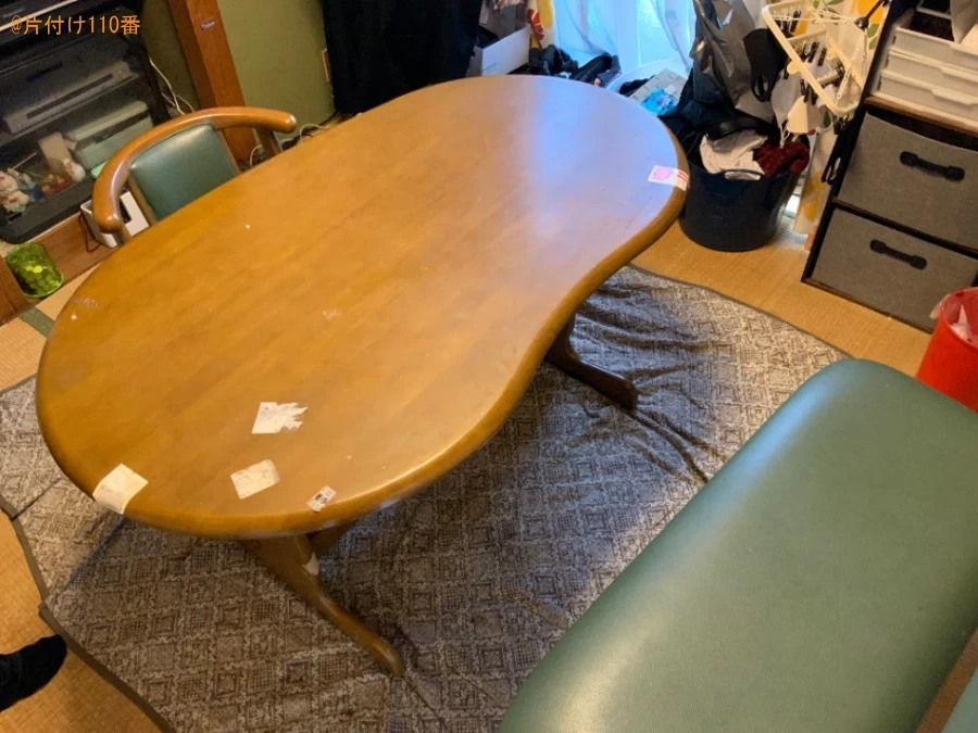 【海南市】4人用ダイニングテーブル、椅子の回収・処分ご依頼