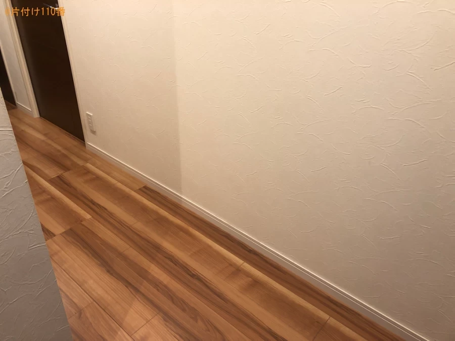 【防府市駅南町】マットレス付きシングルベッドの回収・処分ご依頼