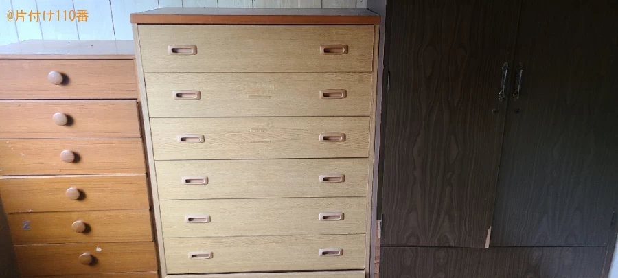 【南都留郡富士河口湖町】タンス等の回収・処分ご依頼　お客様の声