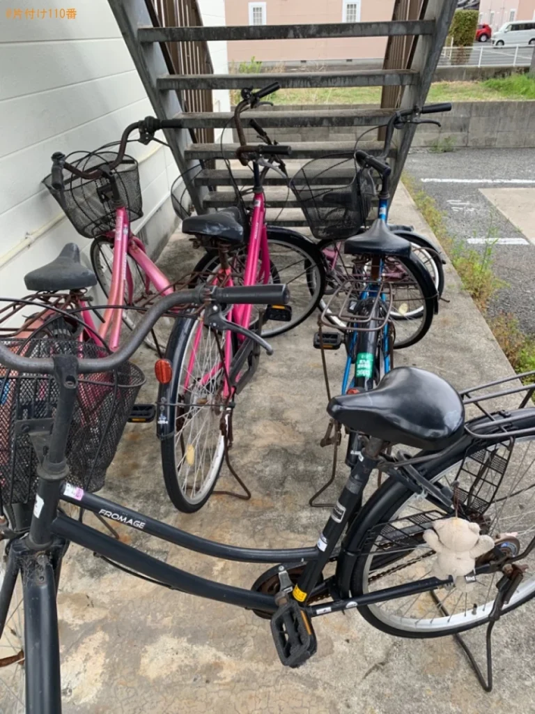 【中津市沖代町】自転車の回収・処分ご依頼　お客様の声