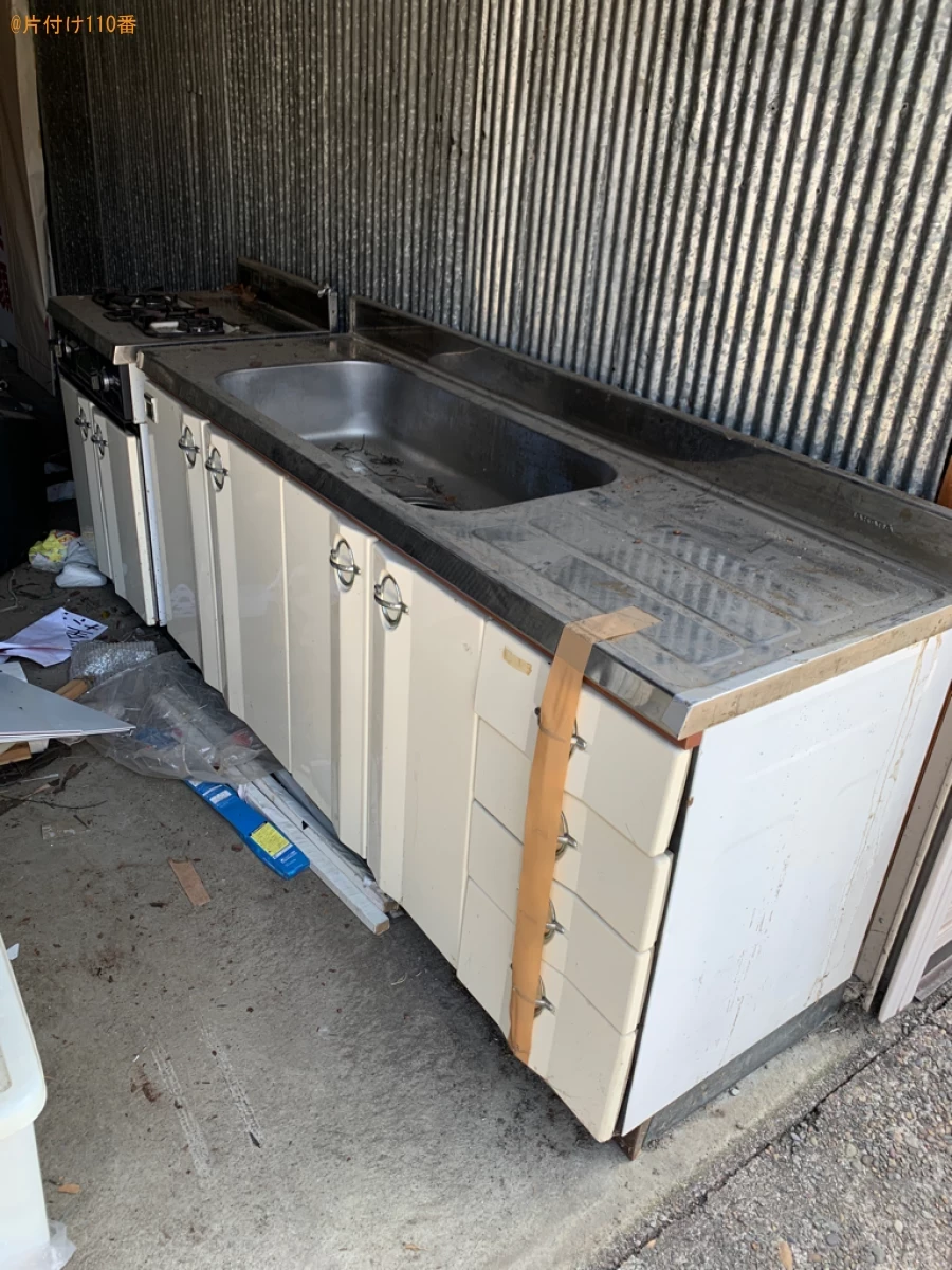 【北上市新穀町】流し台の回収・処分ご依頼　お客様の声