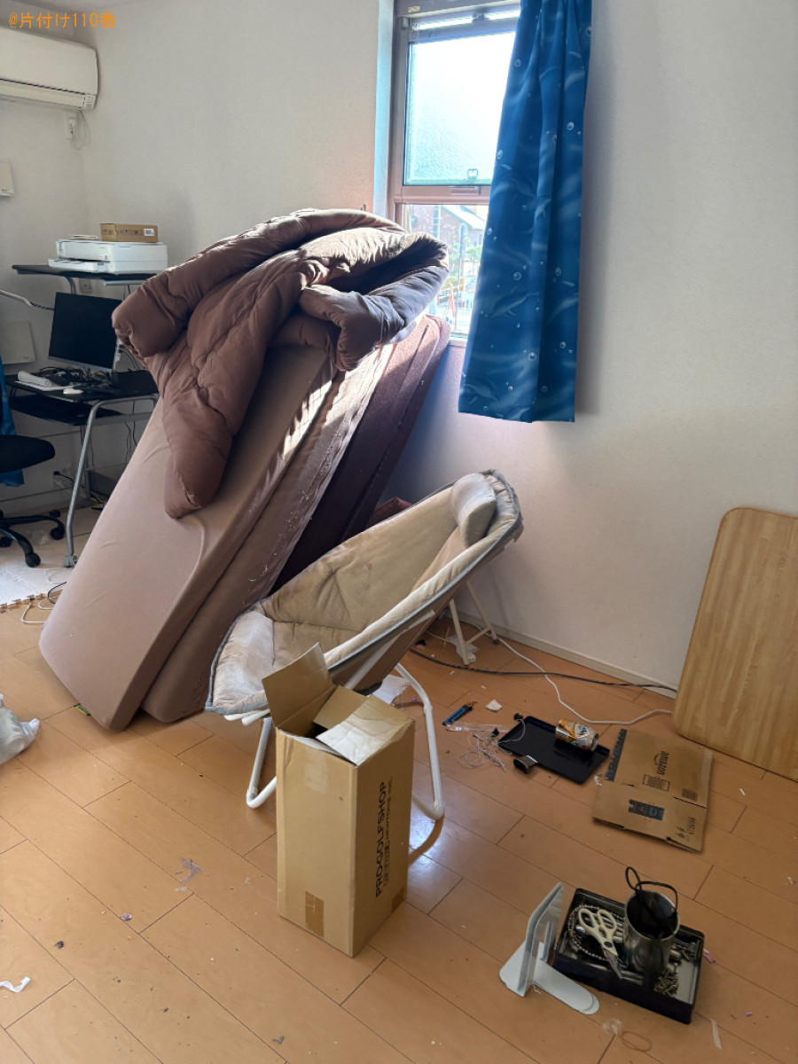 【諏訪市元町】洗濯機、本棚、脚立、マット等の回収と荷物の運搬