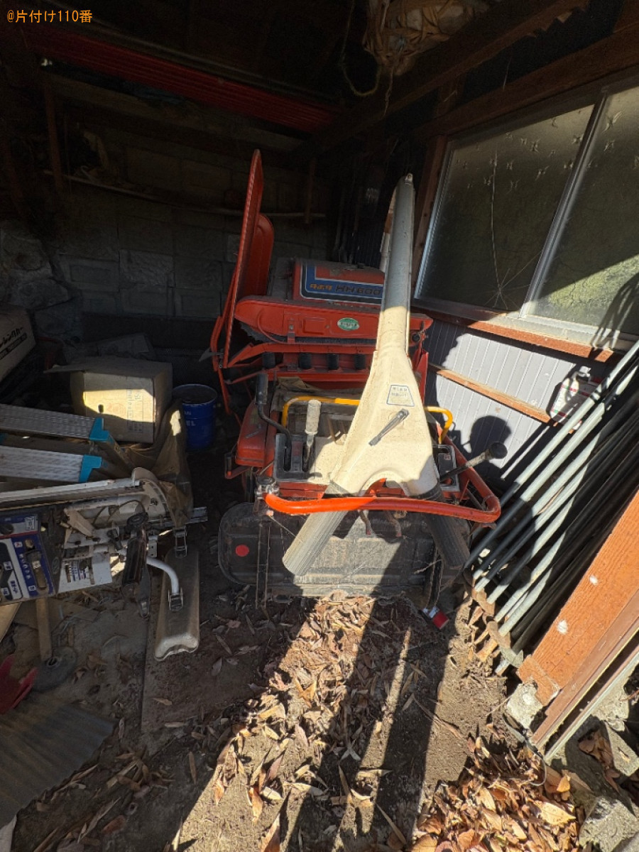 【大月市賑岡町】ハーベスター、稲刈り機、稲を切る機械等の回収