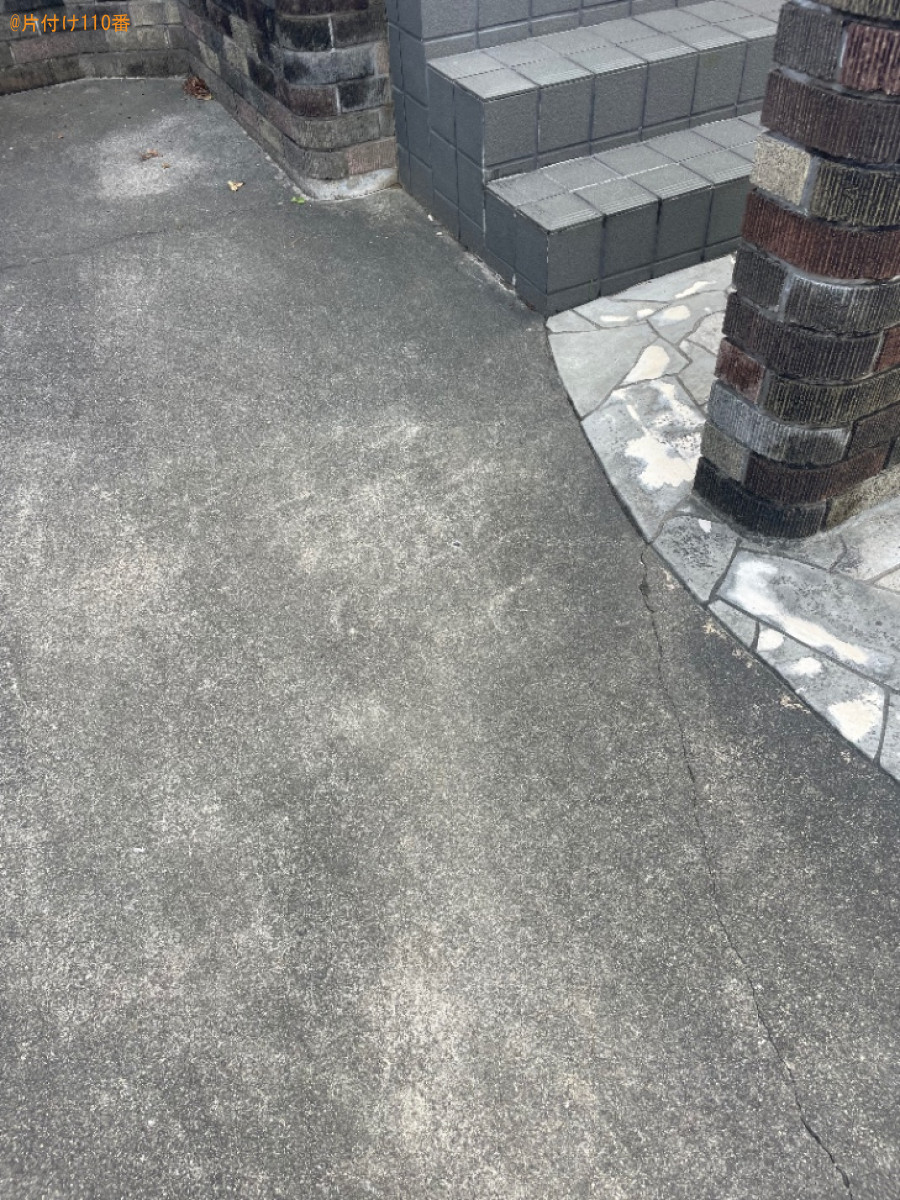 【西尾市吉良町】マットレス付きセミダブルベッド、学習机等の回収