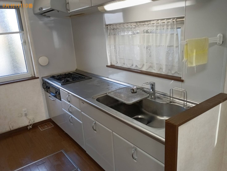 【青森市】洗濯機、ソファー、椅子等の回収とキッチンクリーニング