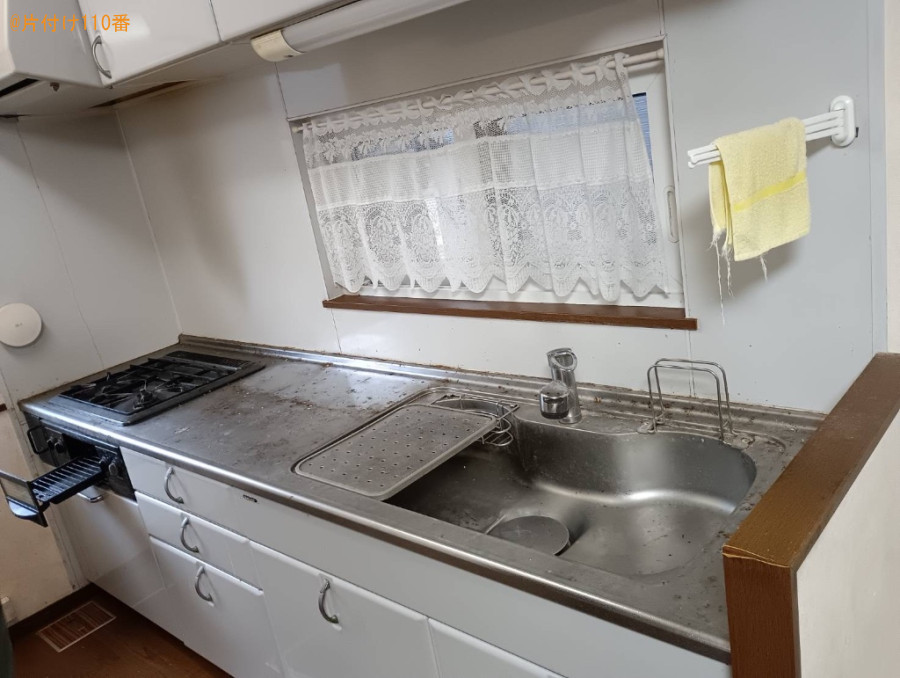 【青森市】洗濯機、ソファー、椅子等の回収とキッチンクリーニング