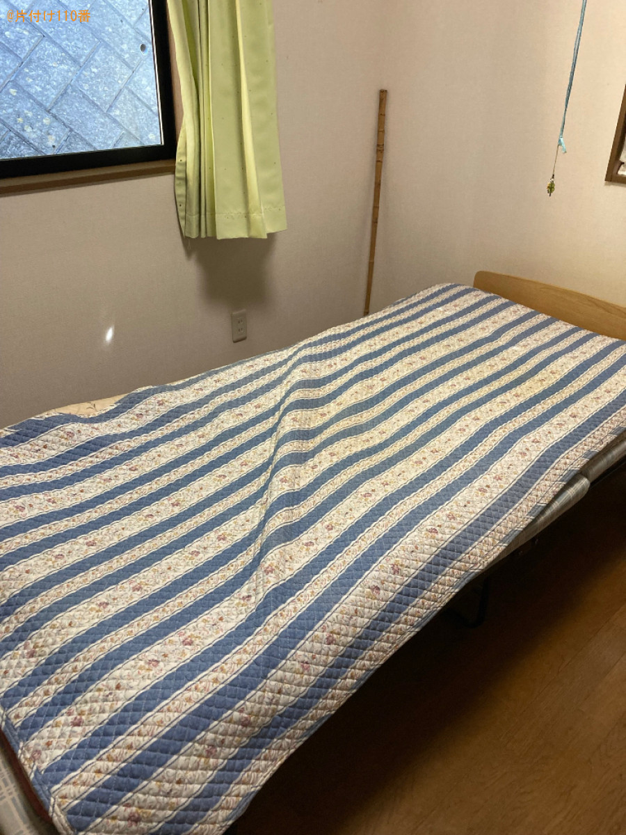 【佐久市】折り畳みベッド、布団の回収・処分ご依頼　お客様の声