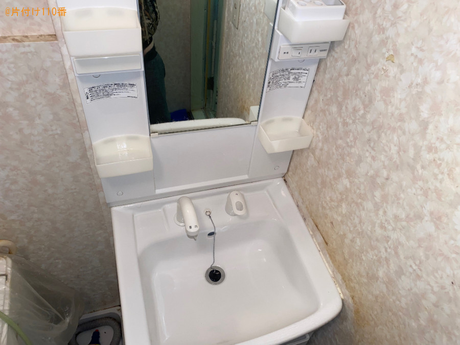 【豊中市】洗面所と浴室のクリーニングご依頼　お客様の声