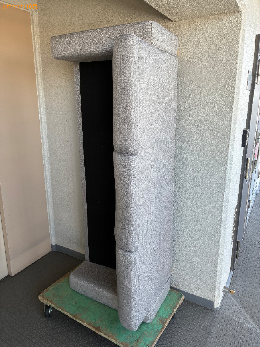 【さいたま市桜区】三人掛けソファーの回収・処分ご依頼　お客様の声