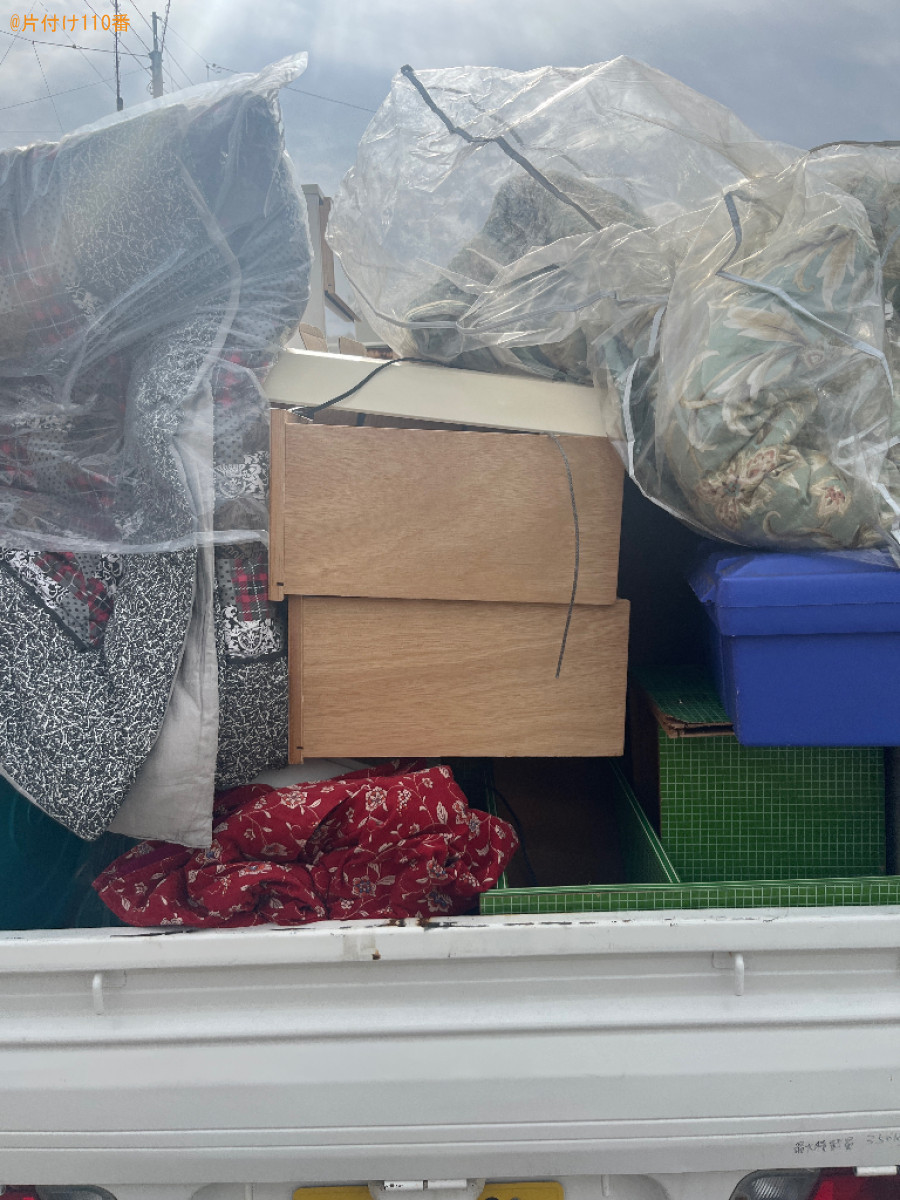 【唐津市呼子町】テレビ、タンス、棚、布団等の回収・処分ご依頼