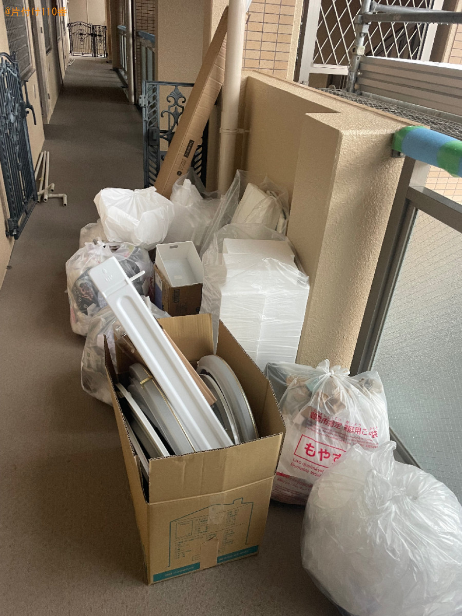 【豊橋市曙町】洗濯機、ラック、衣装ケース、一般ごみ等の回収・処分