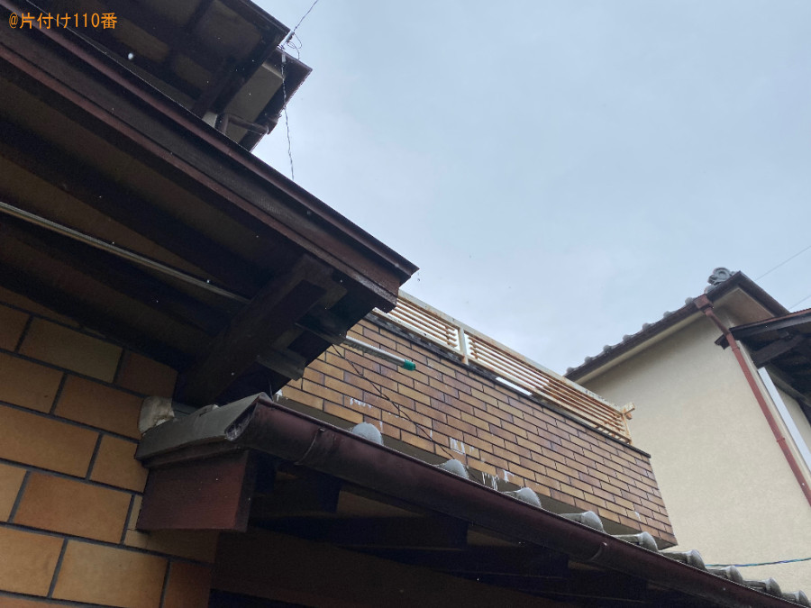 【葛城市】挟まった物干し竿を取る作業ご依頼　お客様の声