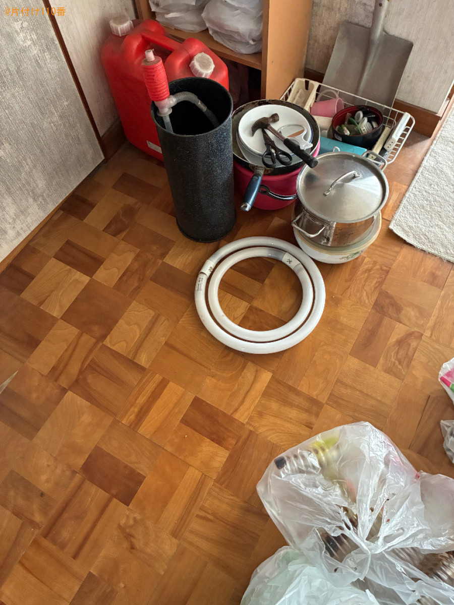 【北上市柳原町】ポリタンク、調理器具、ゴミ箱、一般ごみ等の回収