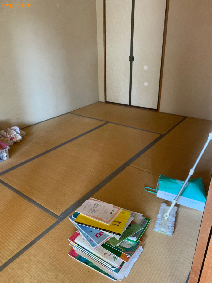 【筑紫野市】ハンガーラック、扇風機、照明器具、ゴミ箱等の回収