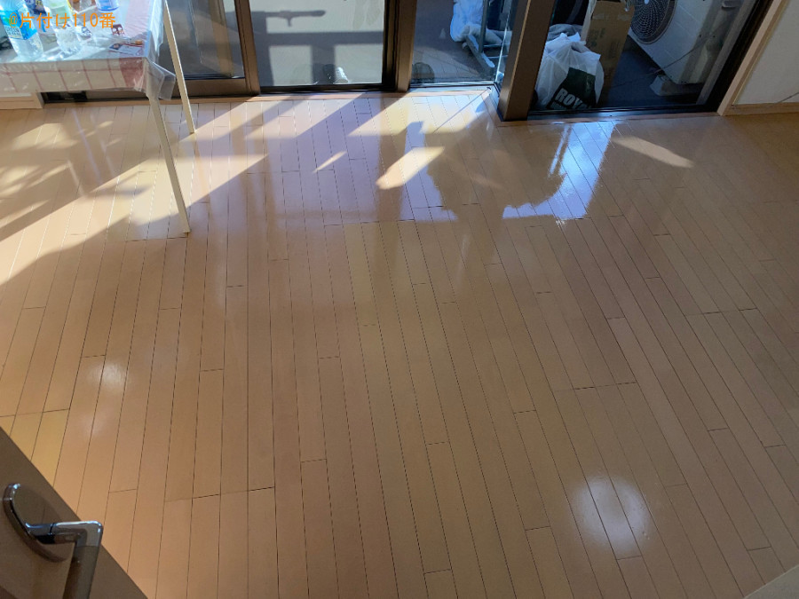 【大阪市東成区】フローリングのクリーニングご依頼　お客様の声