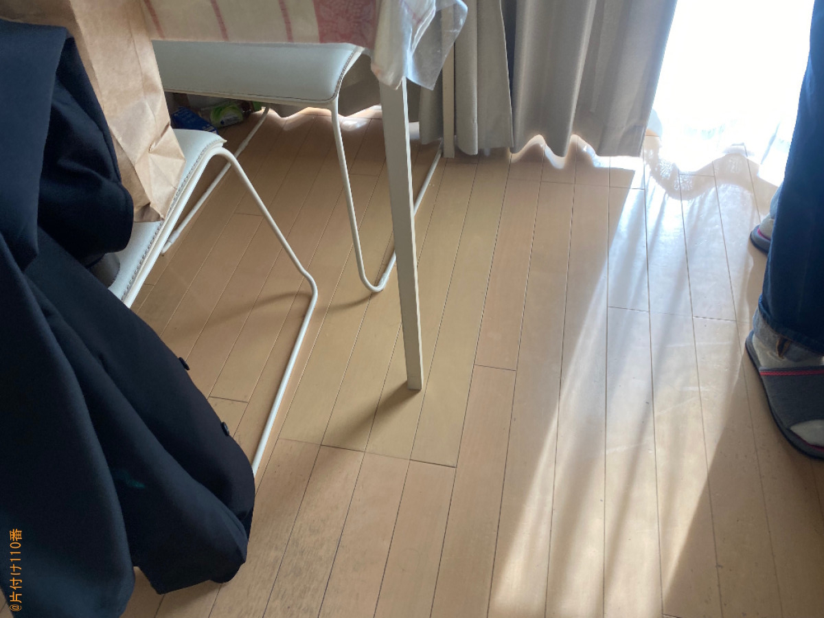 【大阪市東成区】フローリングのクリーニングご依頼　お客様の声