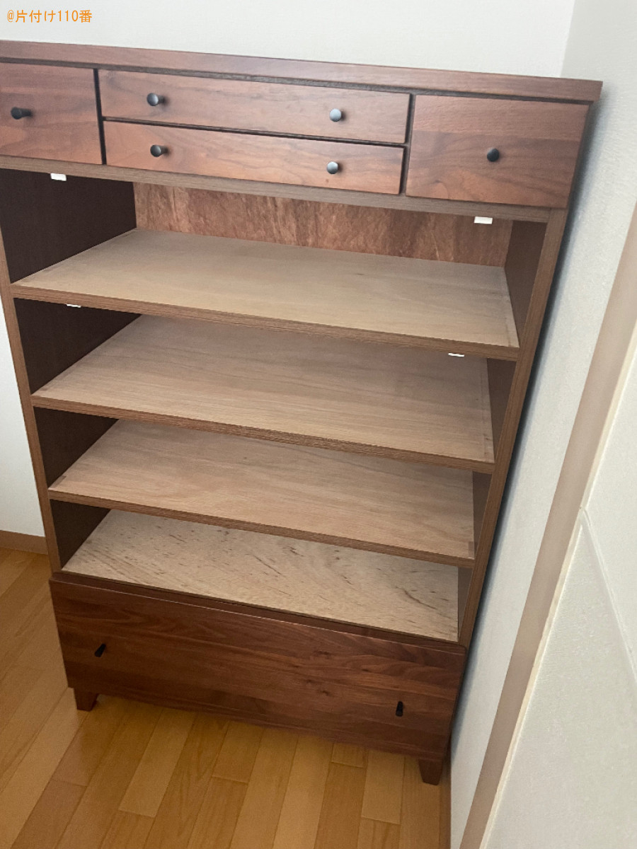 【掛川市】1階にあるラックと2階にあるタンスを入れ替える作業