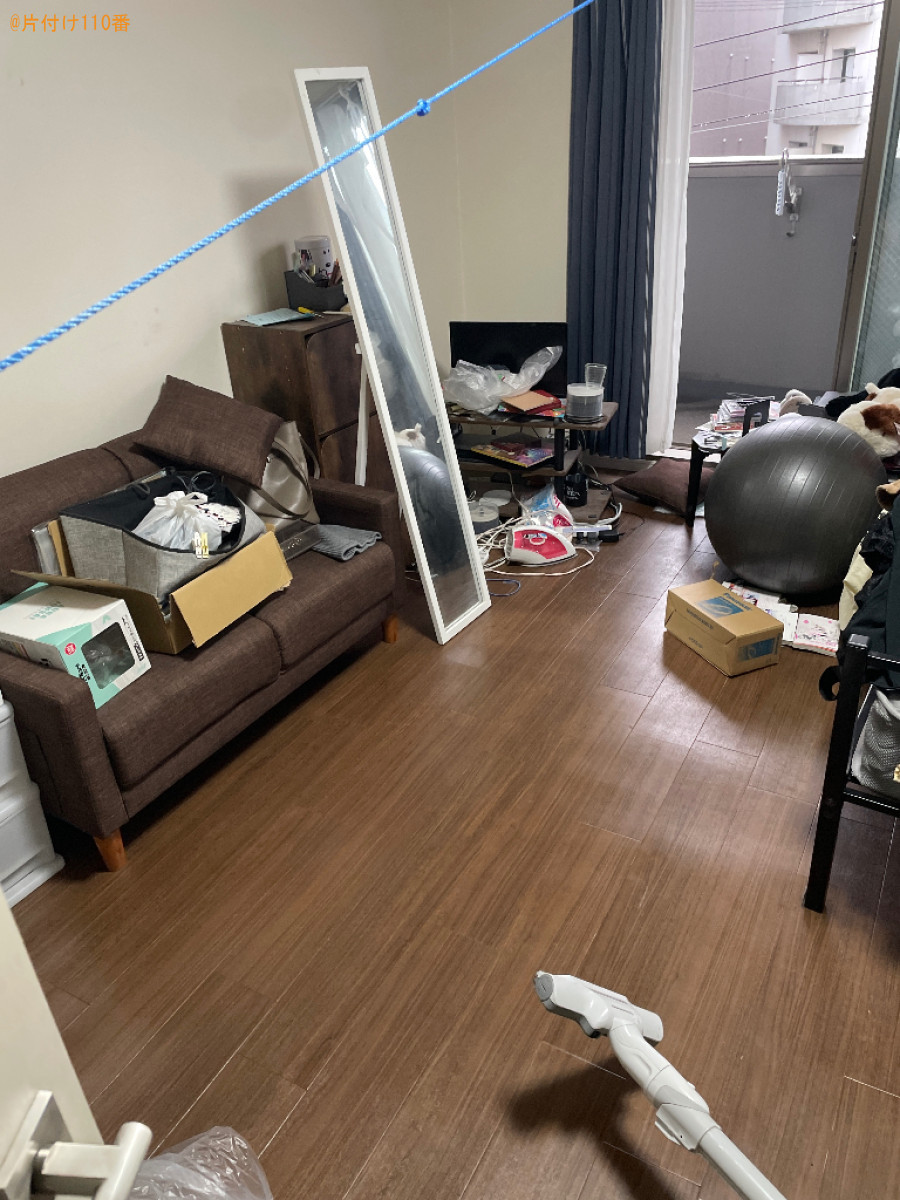 【京都市右京区】部屋の片付け作業と不用品の回収・処分ご依頼