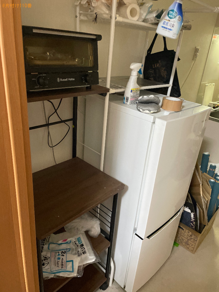 【京都市中京区】マットレス付きシングルベッド、こたつ等の回収