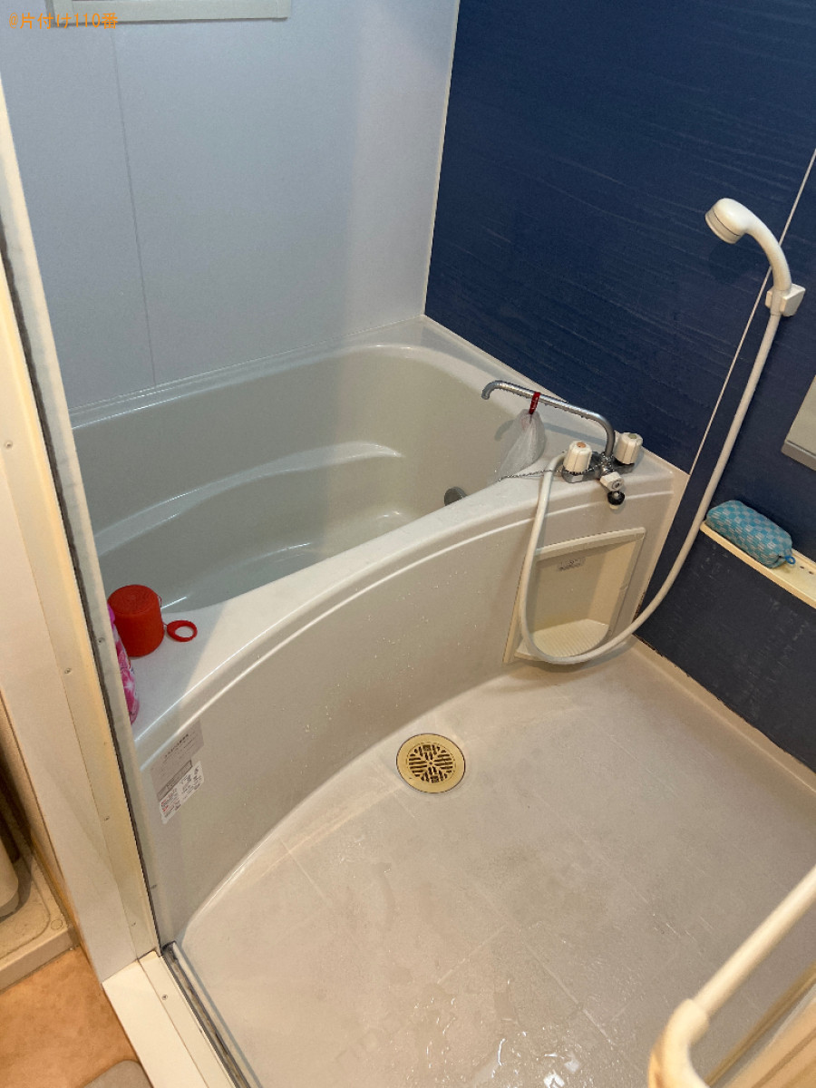 【都窪郡早島町】自転車、傘等の回収とトイレ・浴室クリーニング