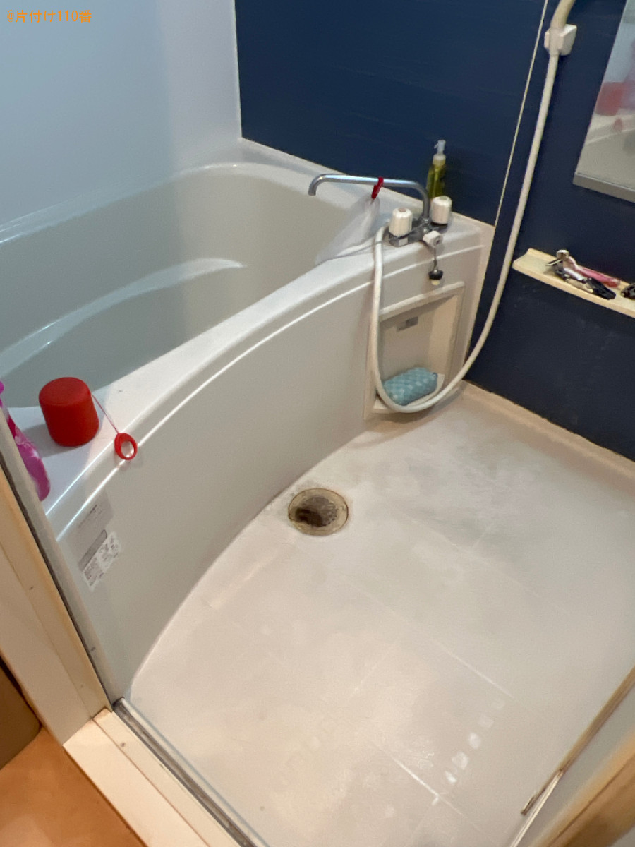 【都窪郡早島町】自転車、傘等の回収とトイレ・浴室クリーニング