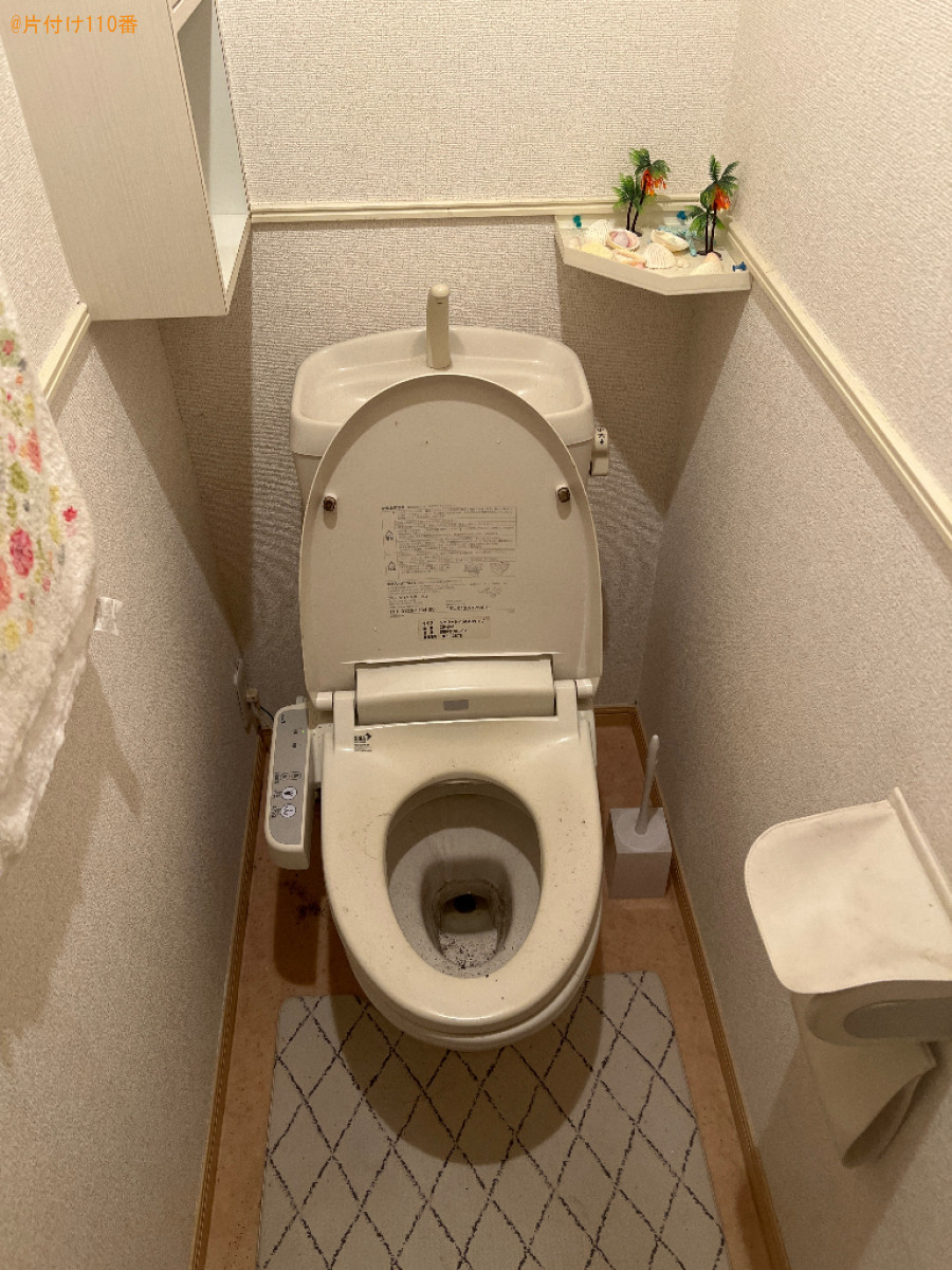 【都窪郡早島町】自転車、傘等の回収とトイレ・浴室クリーニング