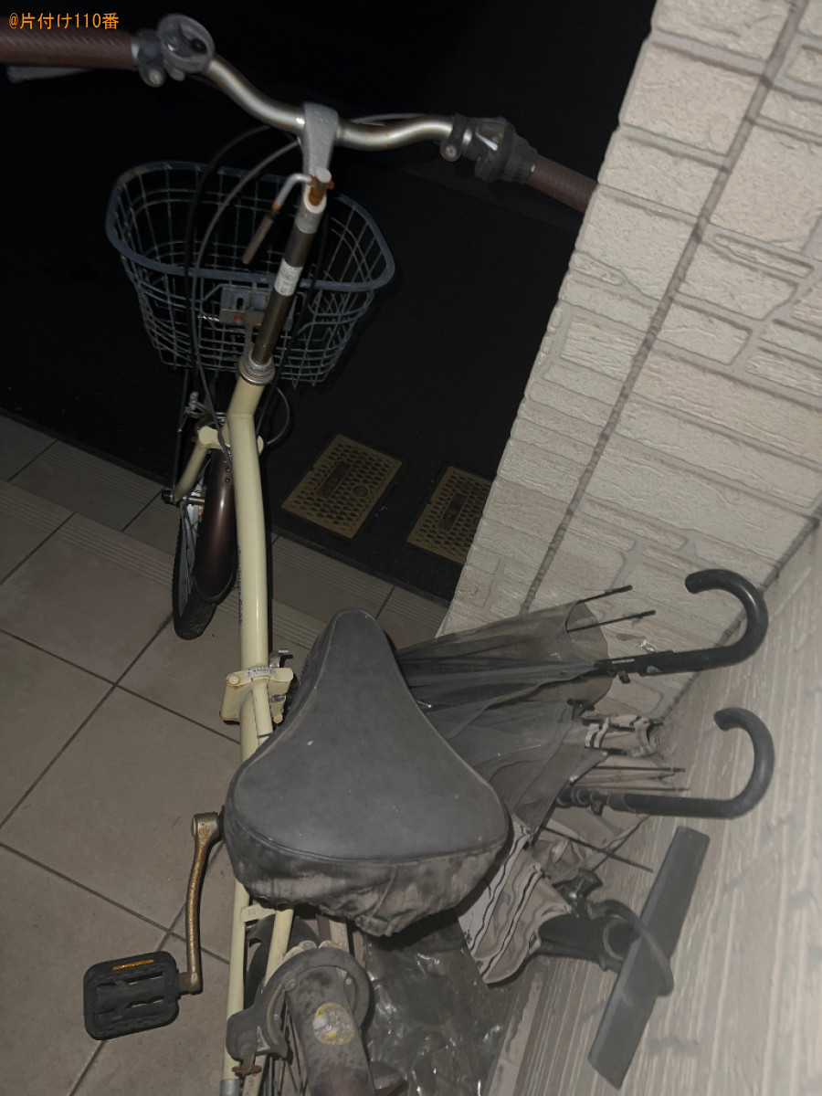 【都窪郡早島町】自転車、傘等の回収とトイレ・浴室クリーニング