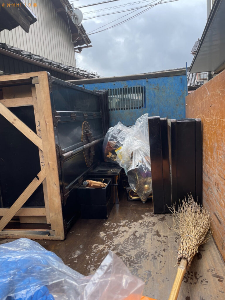 【富山市秋吉新町】仏壇の回収・処分ご依頼　お客様の声