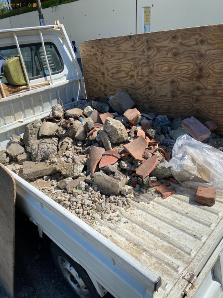 【横浜市港南区】庭石の回収・処分ご依頼　お客様の声