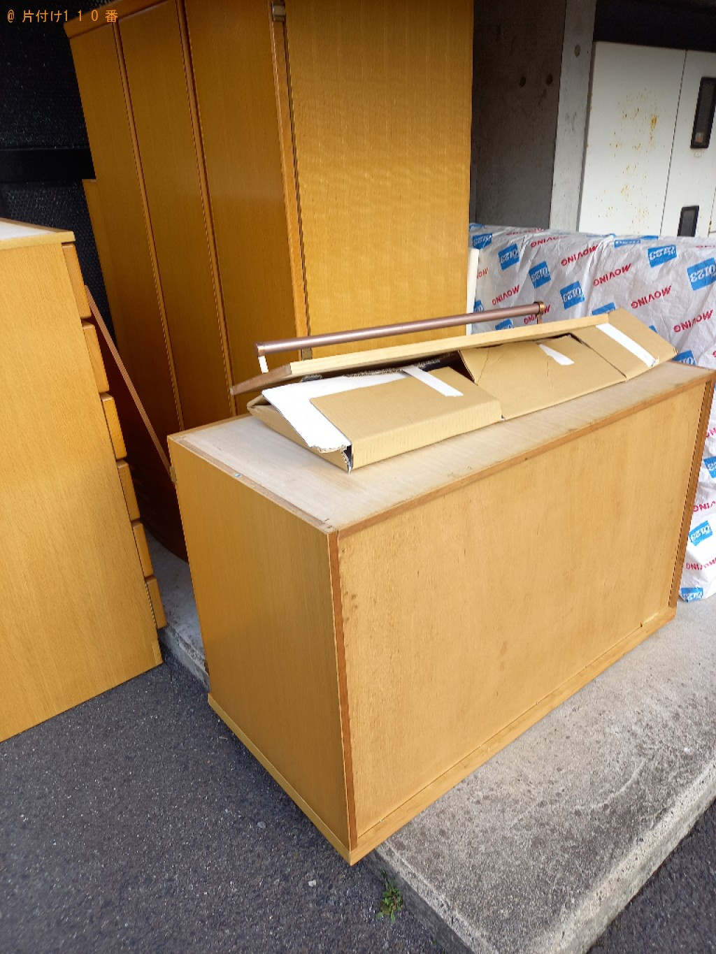 【高松市松島町】婚礼タンス、マットレス付きシングルベッドの回収
