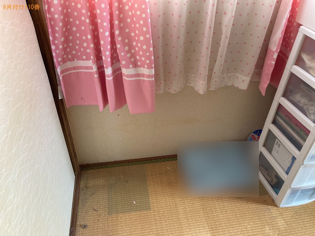 【霧島市隼人町】学習机、椅子、戸棚の回収・処分ご依頼　お客様の声