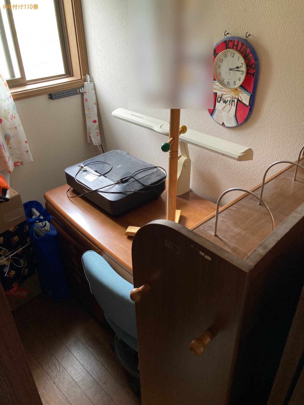 【霧島市隼人町】学習机、椅子、戸棚の回収・処分ご依頼　お客様の声