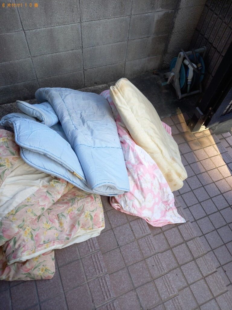 【高松市浜ノ町】布団、振袖の回収・処分ご依頼　お客様の声