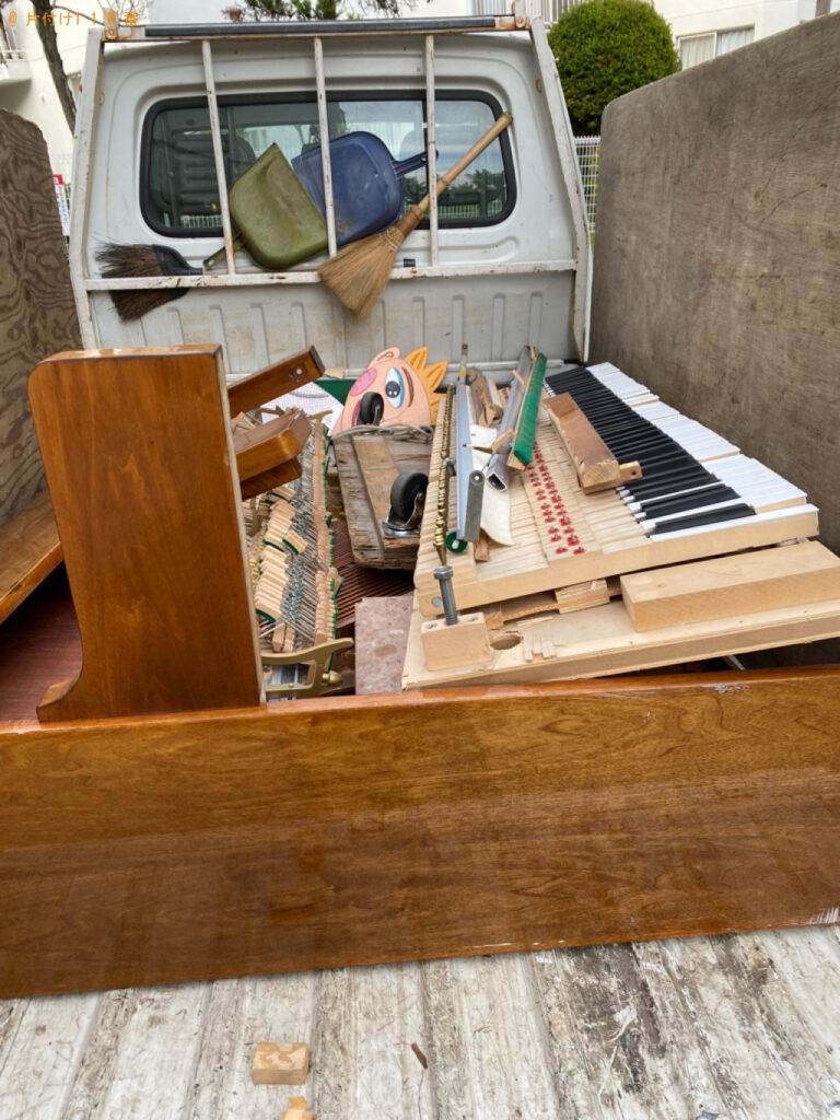 【川崎市宮前区】アップライトピアノの回収・処分ご依頼　お客様の声