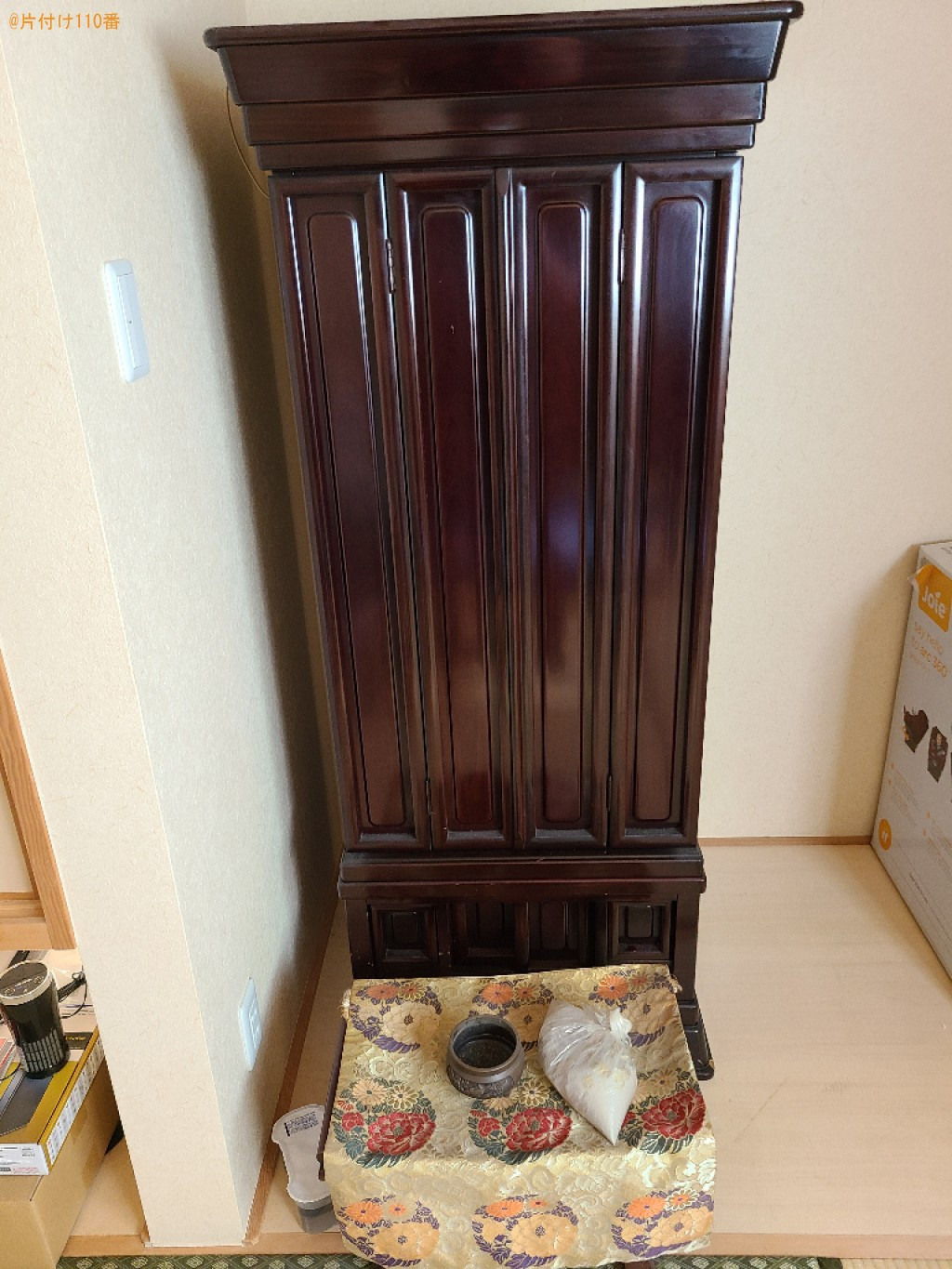 【高松市前田東町】仏壇の回収・処分ご依頼　お客様の声