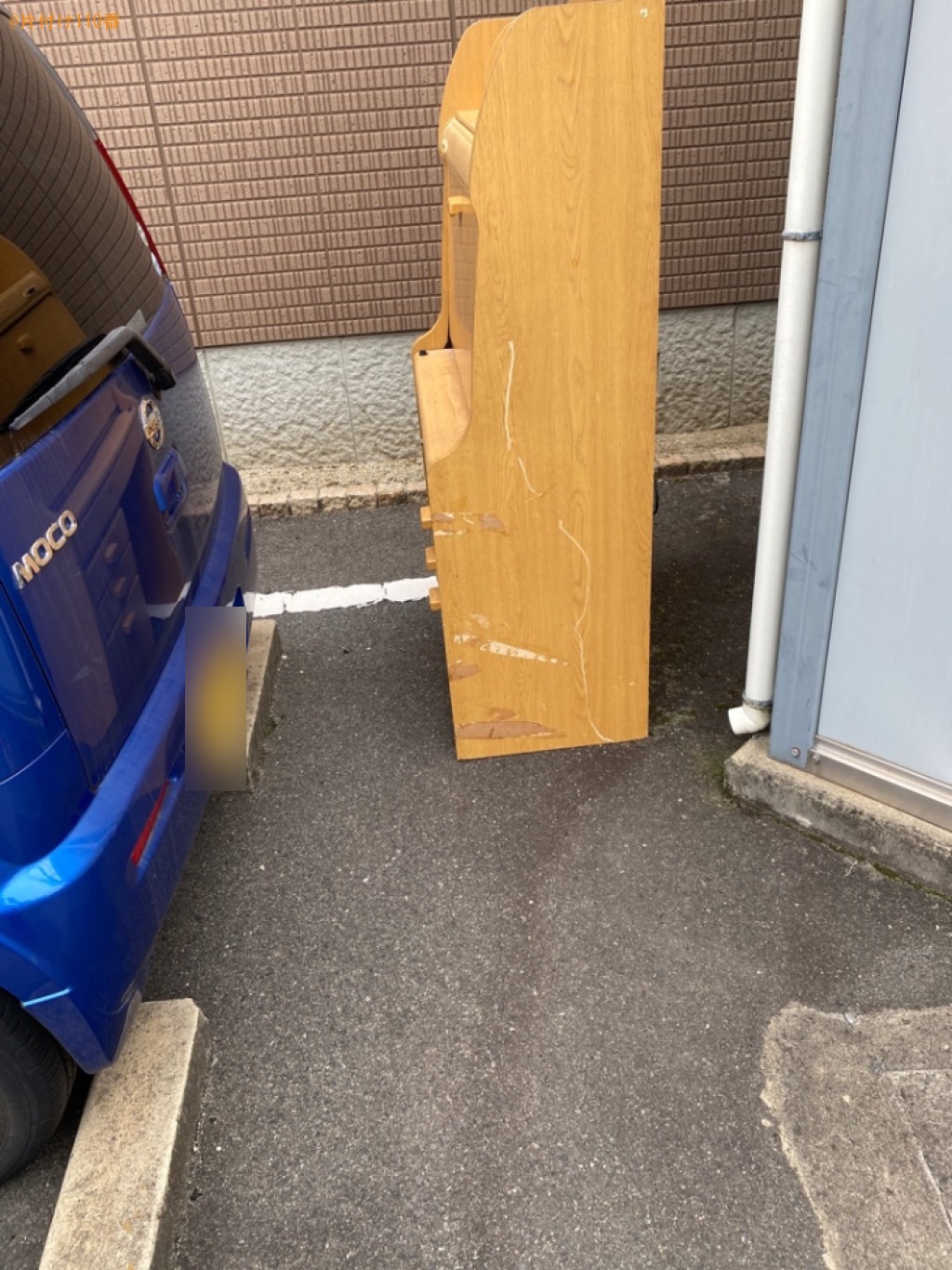 【倉敷市老松町】学習机と椅子を1階に下ろす作業ご依頼　お客様の声