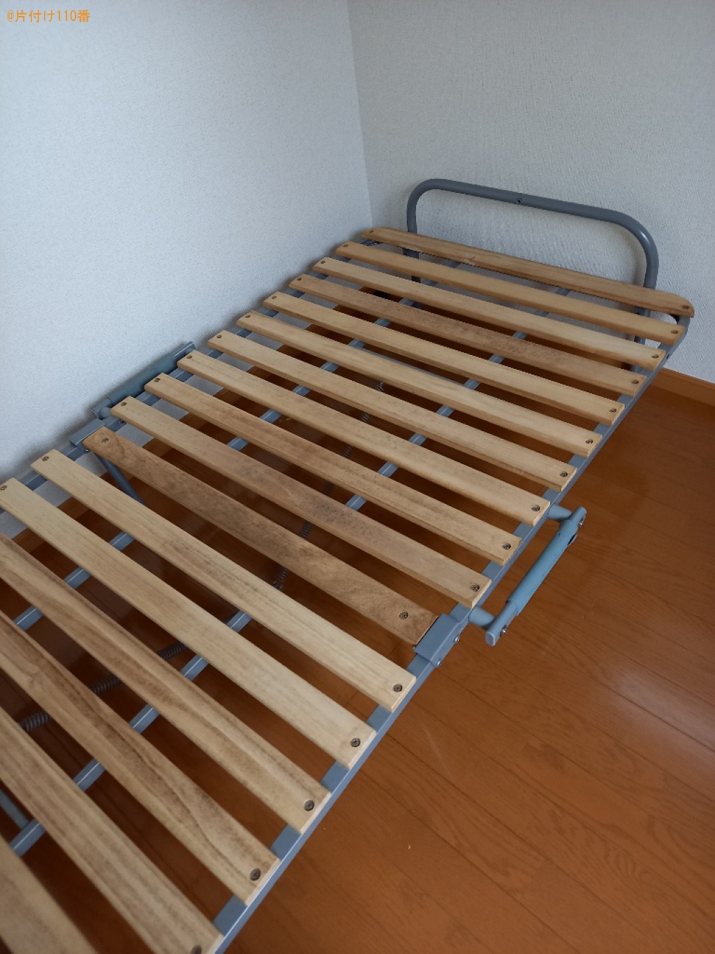 【高松市成合町】マットレス付きシングルベッドの回収・処分ご依頼