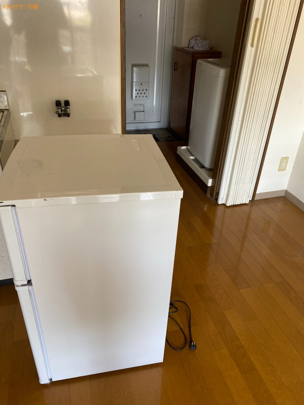 【倉敷市】マットレス付きシングルベッド、冷蔵庫、洗濯機等の回収