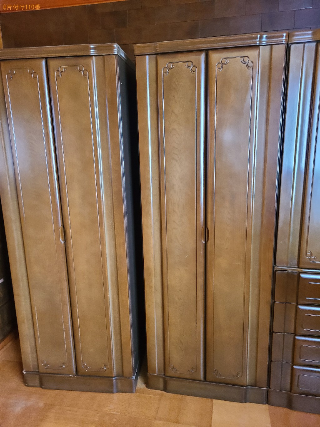 【高松市香南町】婚礼タンスの回収・処分ご依頼　お客様の声
