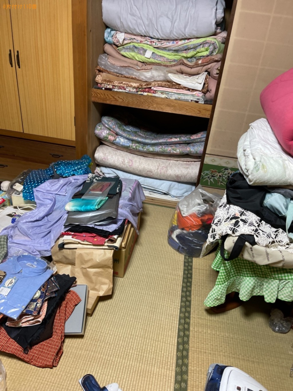 【倉敷市福田町】布団、衣類等の回収・処分ご依頼　お客様の声