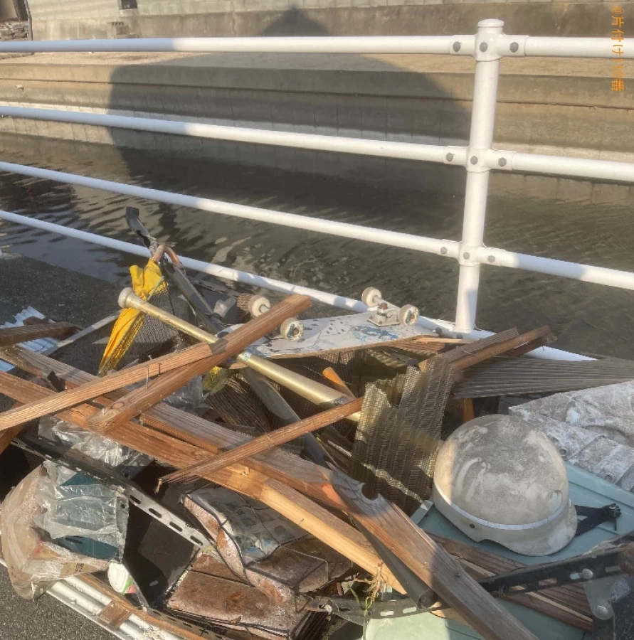 【倉敷市西阿知町】ヘルメット、水槽、木材、スケボー等の回収・処分ご依頼