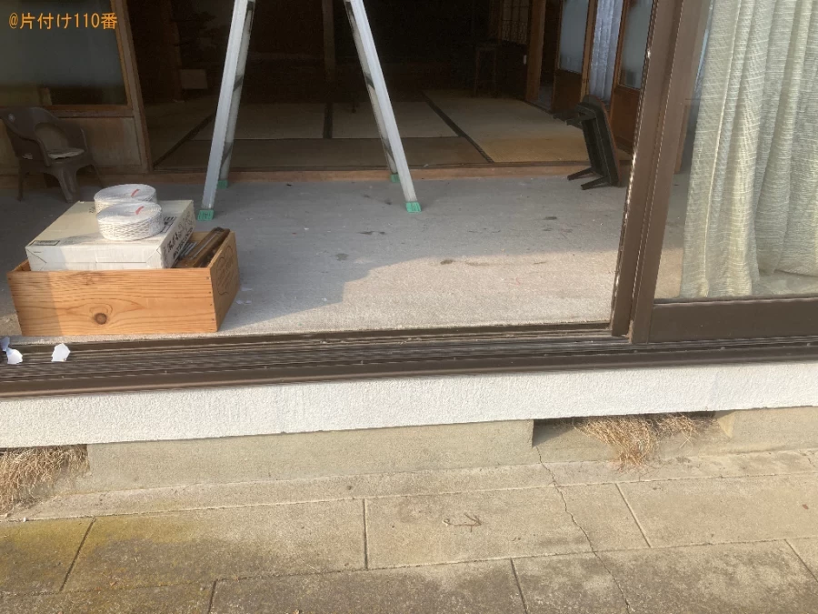 【奥州市】ケース入りの人形、本、額縁、壺、一般ごみ等の回収・処分