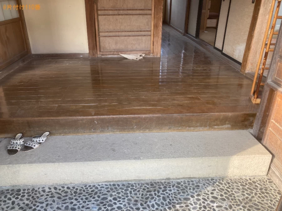 【奥州市】ケース入りの人形、本、額縁、壺、一般ごみ等の回収・処分