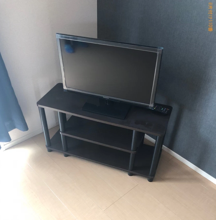 【久留米市山川町】冷蔵庫、テレビ、テレビ台、電気ケトル等の回収